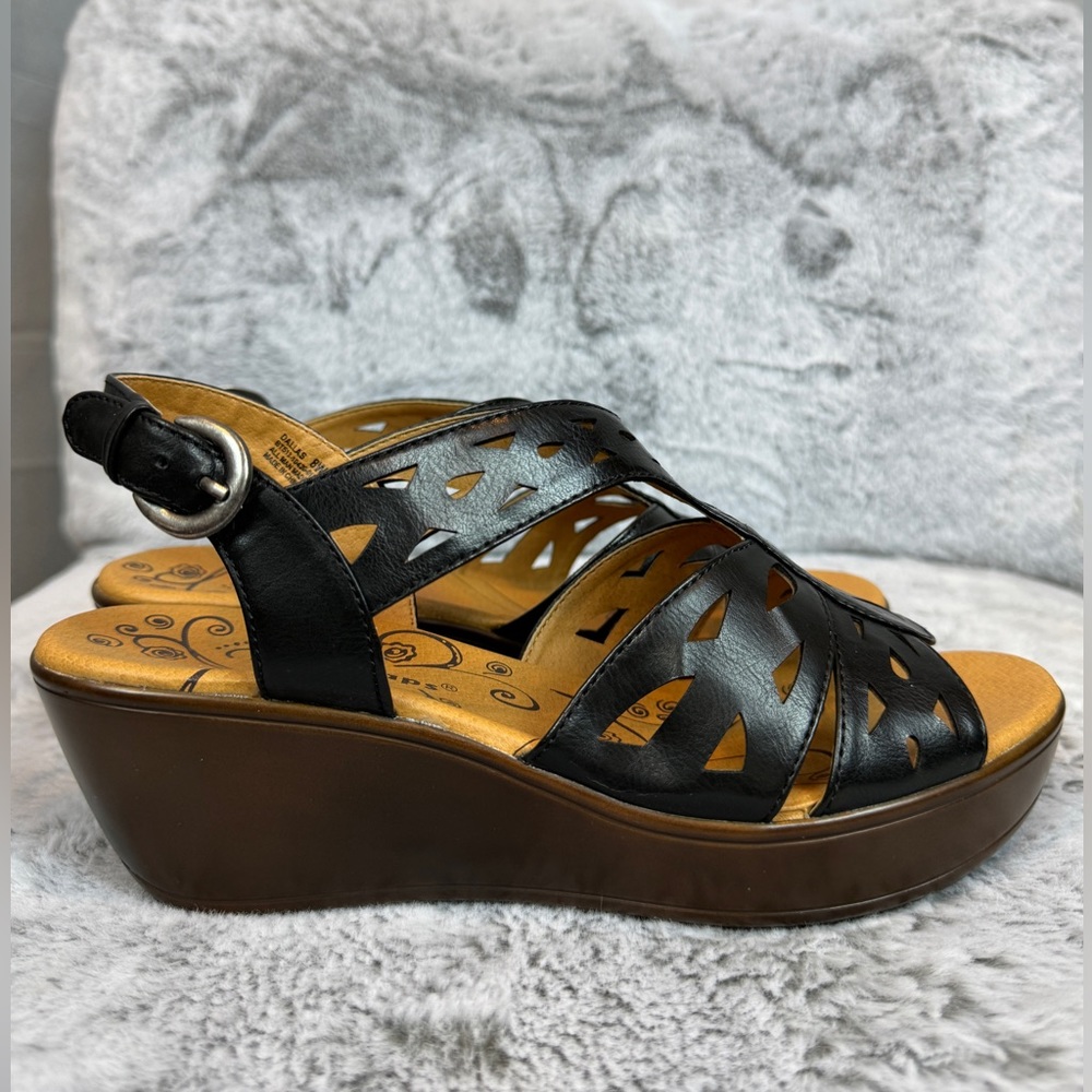 Bare Traps Dallas Wedge Sandal- Sz 8W - Picture 8 of 11